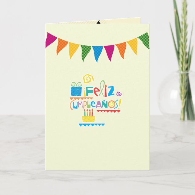 Tarjeta feliz cumpleaños (Anverso)