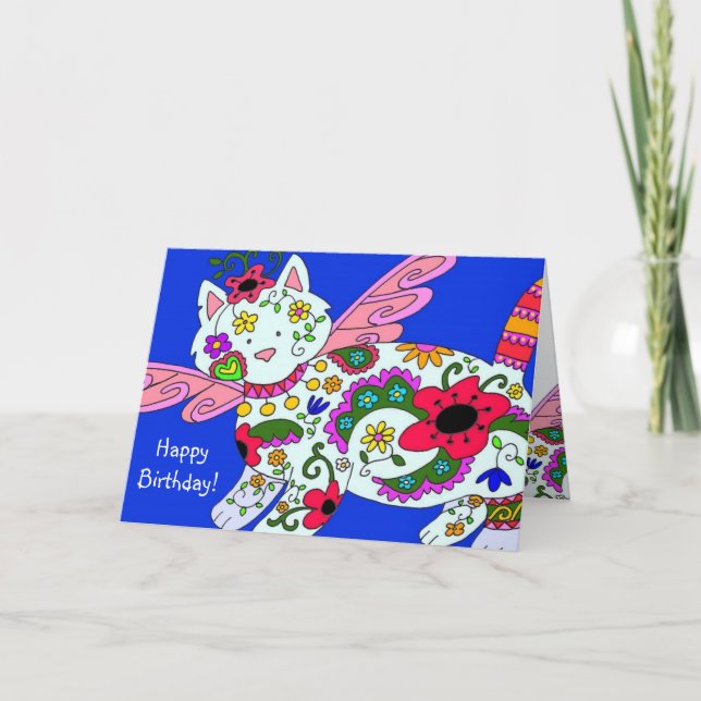 Tarjeta ¡Feliz cumpleaños! (Anverso)