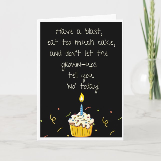 Tarjeta Feliz cumpleaños (Anverso)