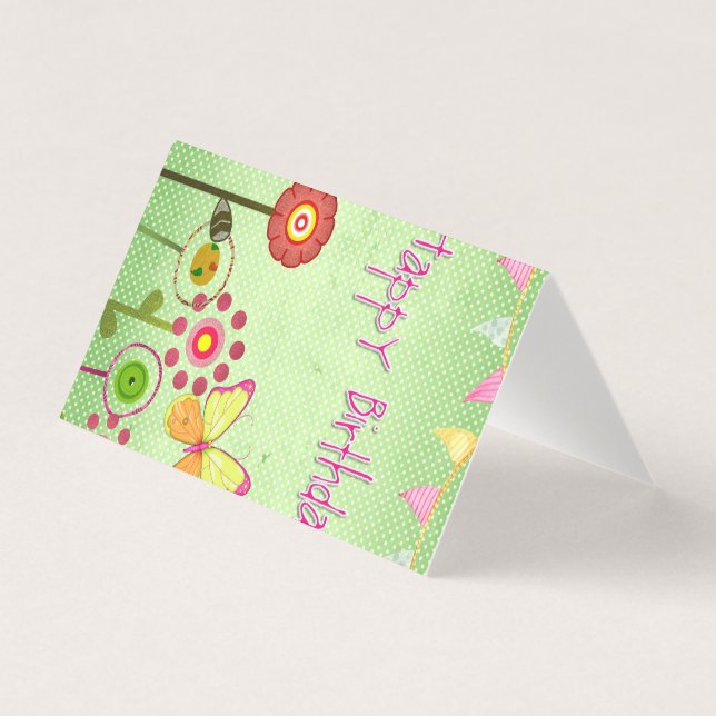 Tarjeta Feliz Cumpleaños (Anverso)