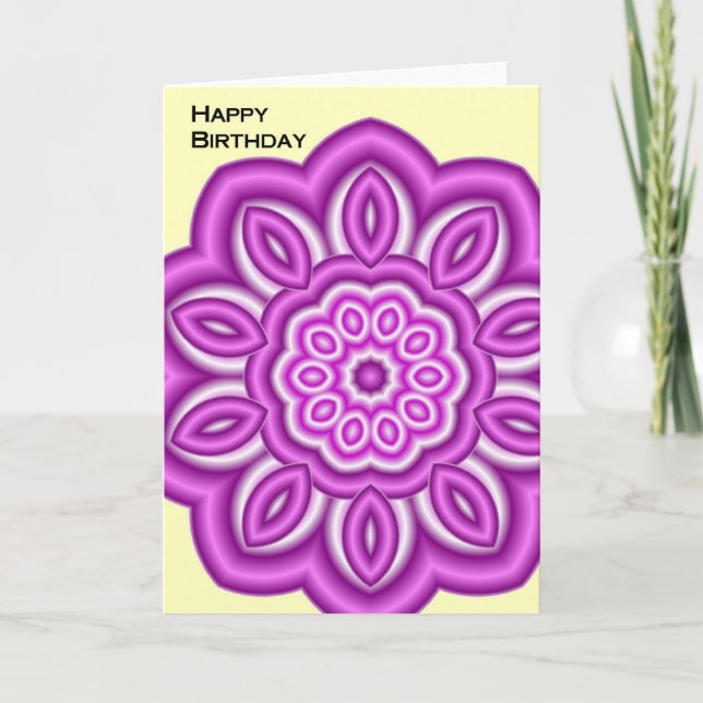Tarjeta Feliz cumpleaños (Anverso)