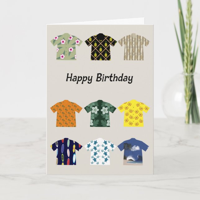 Tarjeta Feliz cumpleaños (Anverso)