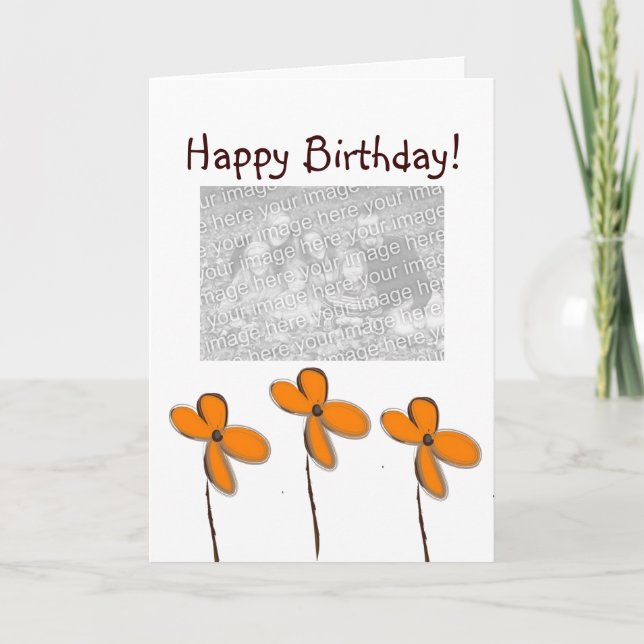 Tarjeta ¡Feliz cumpleaños! (Anverso)