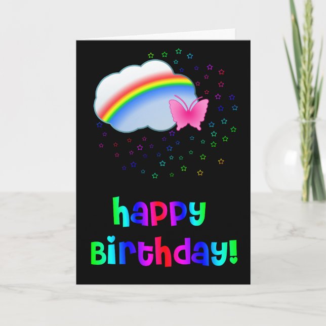 Tarjeta Feliz cumpleaños (Anverso)