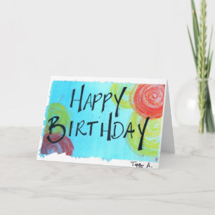 Tarjeta Feliz cumpleaños