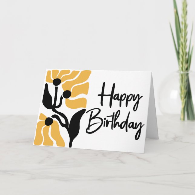 Tarjeta Feliz cumpleaños (Anverso)