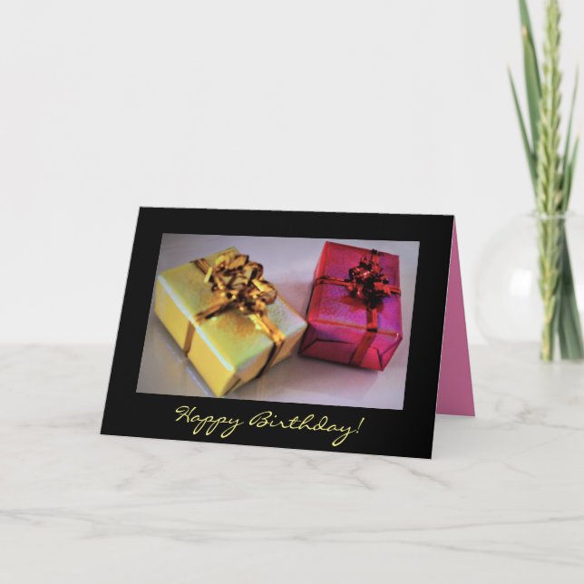 Tarjeta ¡Feliz cumpleaños! (Anverso)