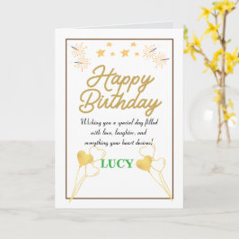 Tarjeta Feliz cumpleaños