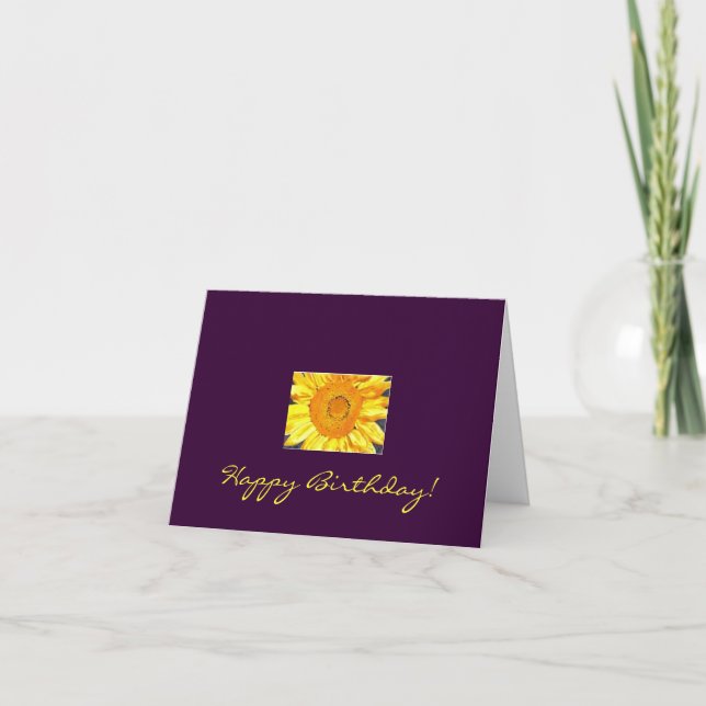 Tarjeta ¡Feliz cumpleaños! (Anverso)