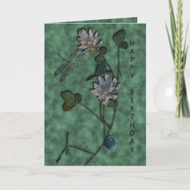 Tarjeta Feliz cumpleaños (Anverso)