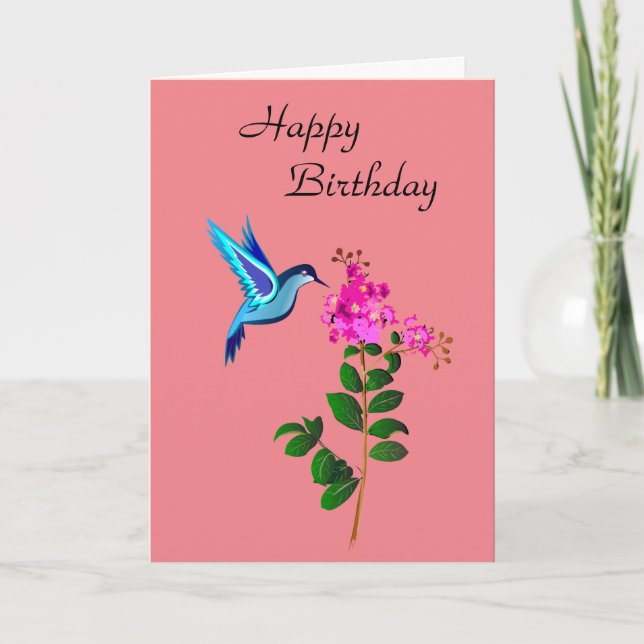 Tarjeta Feliz cumpleaños (Anverso)