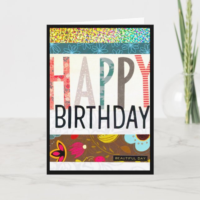 Tarjeta ¡Feliz cumpleaños! (Anverso)