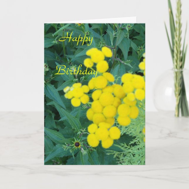 Tarjeta Feliz cumpleaños (Anverso)