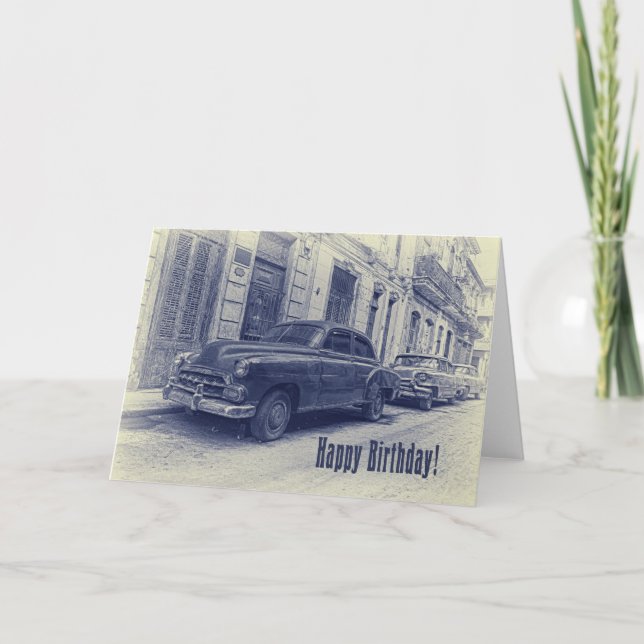 Tarjeta ¡Feliz cumpleaños! (Anverso)