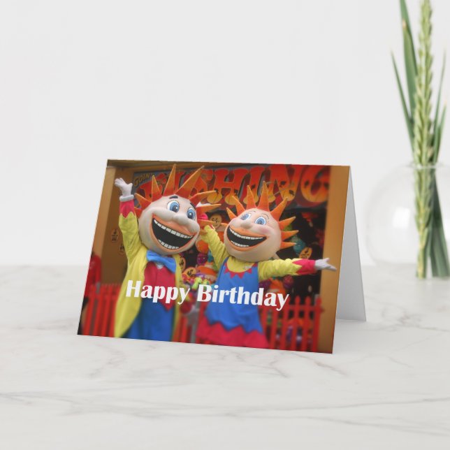 Tarjeta Feliz cumpleaños (Anverso)