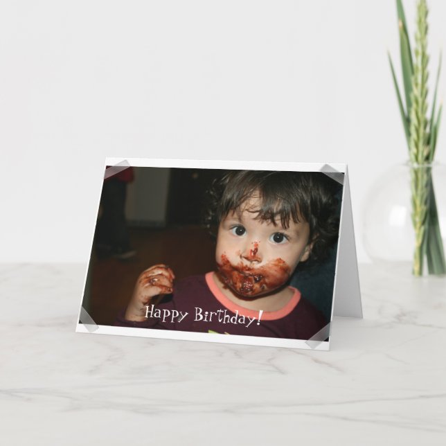 Tarjeta ¡Feliz cumpleaños! (Anverso)