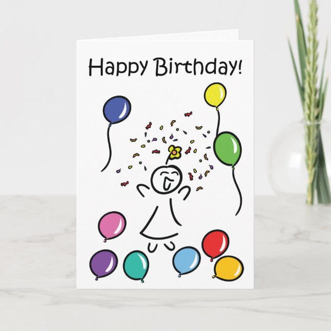 Tarjeta Feliz cumpleaños (Anverso)