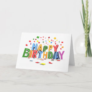 Tarjeta Feliz cumpleaños