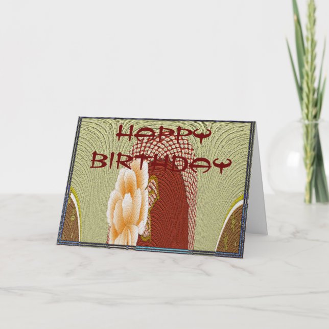 Tarjeta Feliz cumpleaños (Anverso)