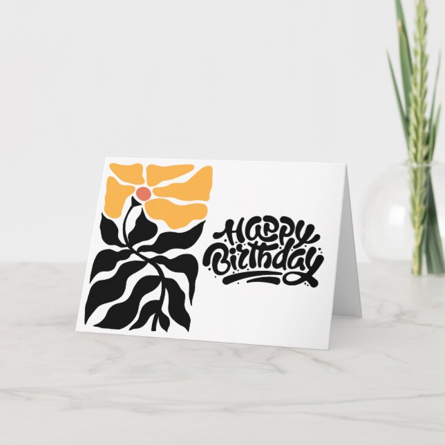 Tarjeta Feliz cumpleaños (Anverso)