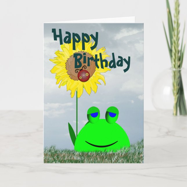 Tarjeta Feliz cumpleaños (Anverso)