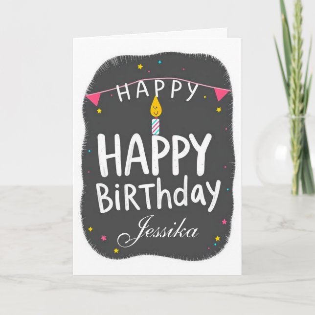 TARJETA FELIZ CUMPLEAÑOS (Anverso)