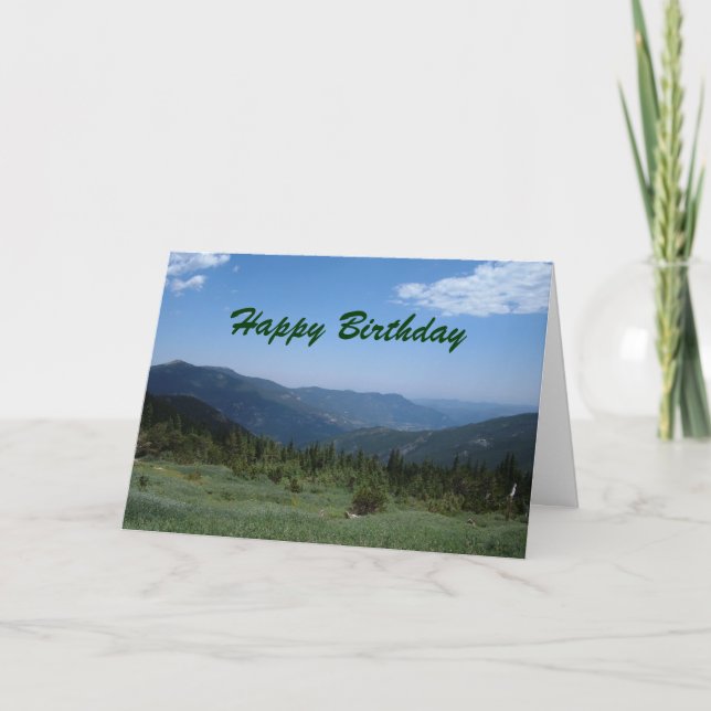 Tarjeta Feliz cumpleaños (Anverso)