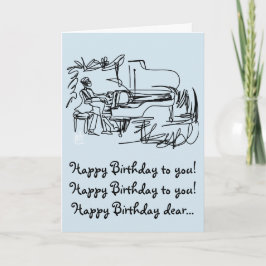Tarjeta Feliz cumpleaños.