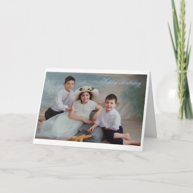 Tarjeta Feliz cumpleaños (Anverso)