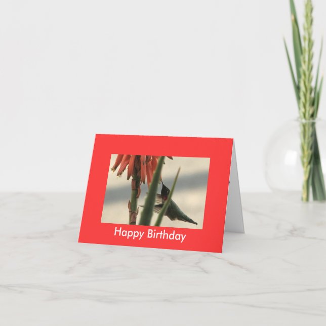 Tarjeta "Feliz cumpleaños" (Anverso)