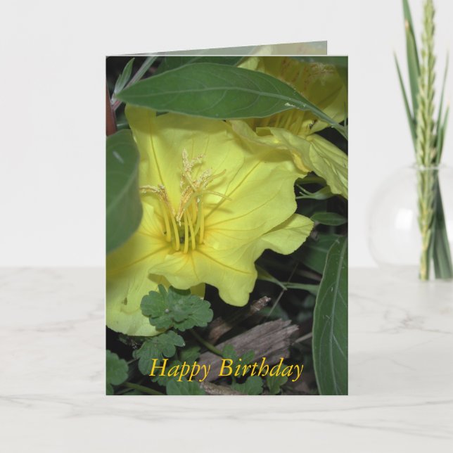 Tarjeta Feliz cumpleaños (Anverso)