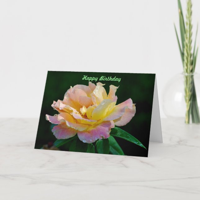 Tarjeta Feliz cumpleaños (Anverso)