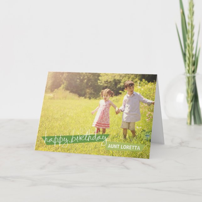 Tarjeta ¡Feliz cumpleaños! (Anverso)