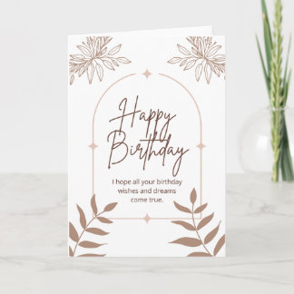 Tarjeta Feliz Cumpleaños