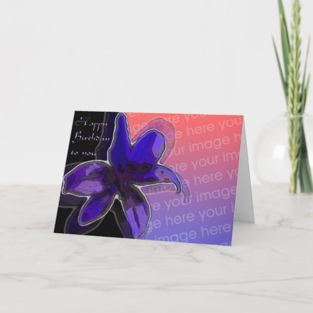 Tarjeta Feliz cumpleaños (Anverso)