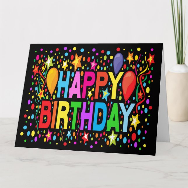 TARJETA FELIZ CUMPLEAÑOS (Anverso)