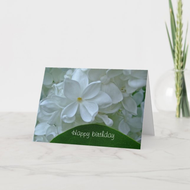 Tarjeta Feliz cumpleaños (Anverso)