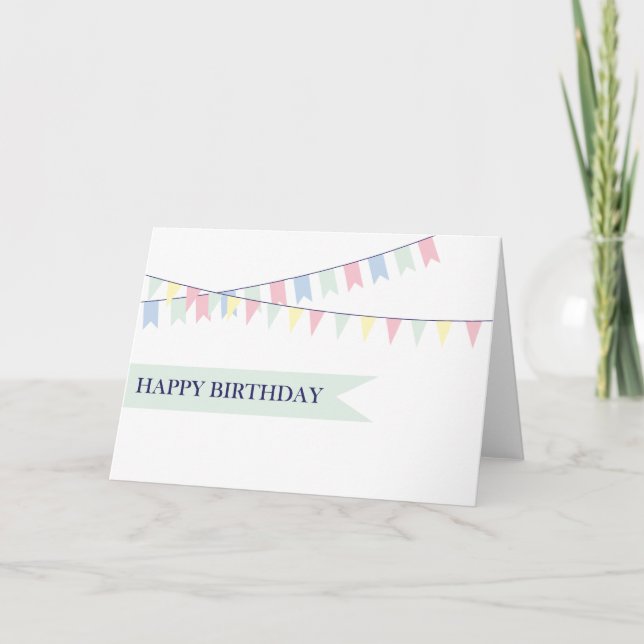 Tarjeta Feliz cumpleaños (Anverso)
