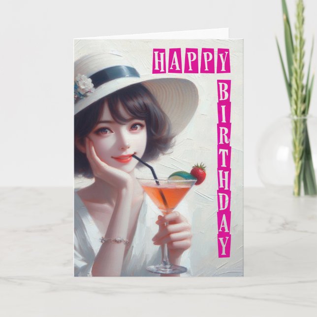 Tarjeta Feliz cumpleaños (Anverso)