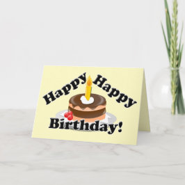 Tarjeta ¡Feliz cumpleaños!