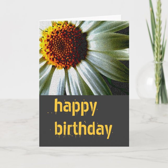 Tarjeta Feliz cumpleaños (Anverso)