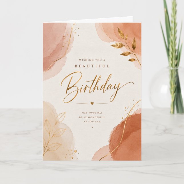 Tarjeta ¡Feliz Cumpleaños! (Anverso)