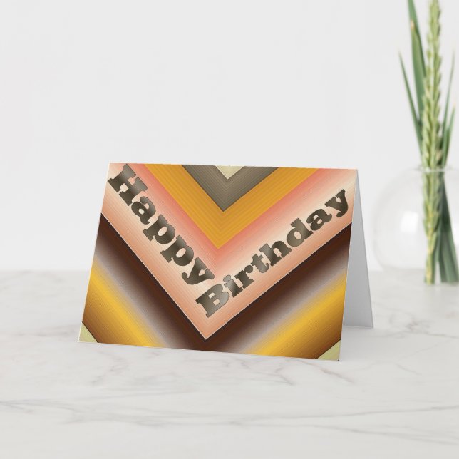 Tarjeta Feliz cumpleaños (Anverso)