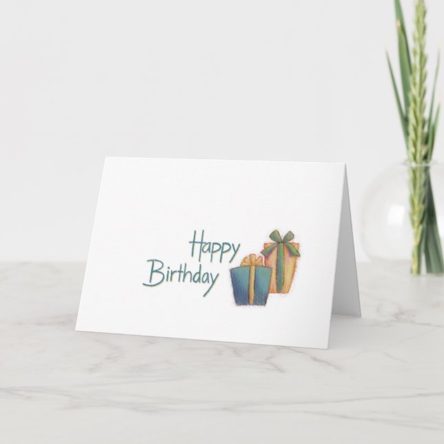 Tarjeta Feliz cumpleaños (Anverso)