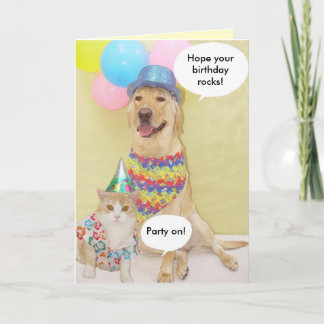 Tarjeta Feliz cumpleaños