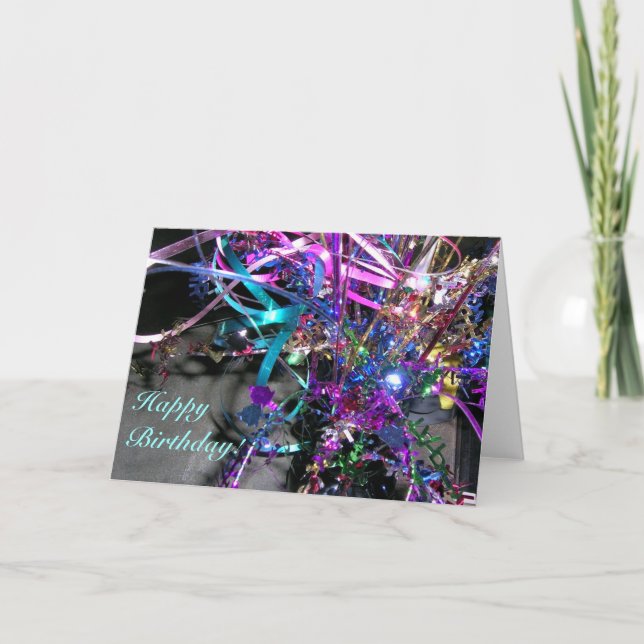 Tarjeta ¡Feliz cumpleaños! (Anverso)