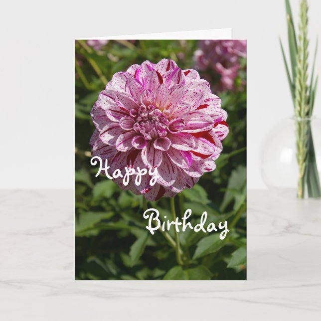 Tarjeta Feliz cumpleaños (Anverso)