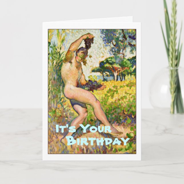 Tarjeta Feliz cumpleaños (Anverso)