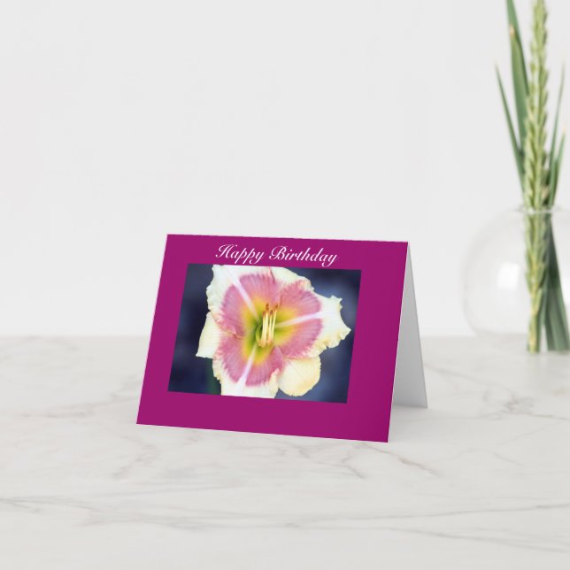 Tarjeta feliz cumpleaños (Anverso)