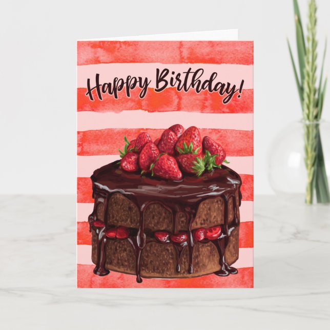 Tarjeta Feliz cumpleaños (Anverso)